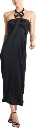 Natori Solid Jersey Halter Dress