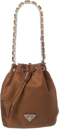 Prada Mini Nylon Bucket Bag
