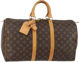 Louis Vuitton Pre-owned Weekend Bags, female, Brown, Size: ONE SIZE Pre-owned Boston Bag