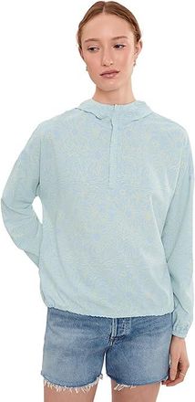 Royal Robbins Salathe Sun Hoodie Long Sleeve Womens Clothing Skyway Solar Print : LG, Polyester