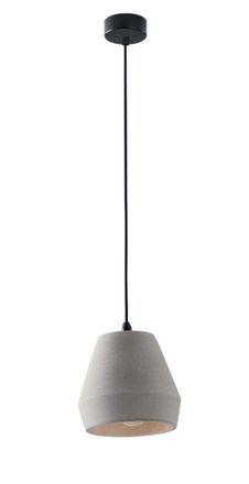 Luce-Ambiente-Design Suspension Grey 1xe27