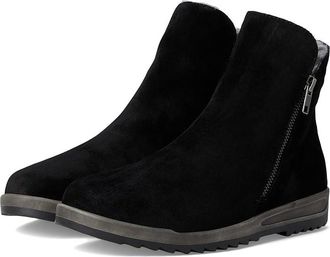 David Tate Bliz Womens Boots Black : 7.5 WW (EE), Suede