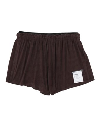 SATISFY Lightweight Breathable Brown Shorts With Relaxed Fit