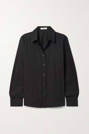 The Row Camicia In Popeline Di Cotone Sadie - Nero