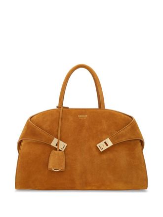 Ferragamo Borsa tote Hug media - Toni neutri