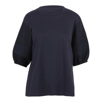 Moncler Dames, Tops, Blauw, Maat: L