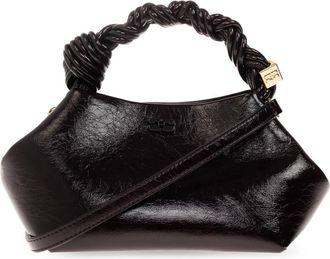 Ganni Eco Leren Tas - Dames - Handtassen - Bruin - ONE Size - Polyester - Tassen