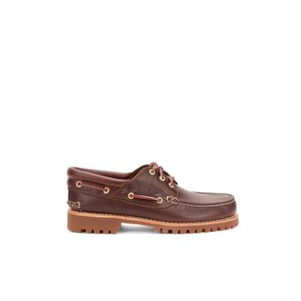Timberland Sailor Shoes, male, Brown, Size: 11 1/2 US Authentic 3-Eye Lug Boat Shoe