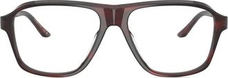 Oliver Peoples Occhiali con montatura stile pilota - Rosso