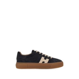 Hogan Sneakers in Pelle Scamosciata con Iconico Logo H - - Shoes - Uomo - Blu - 42 EU