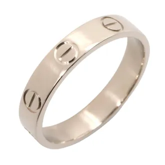 Cartier Silver White Gold (18K) Band Ring (Pre-Owned)