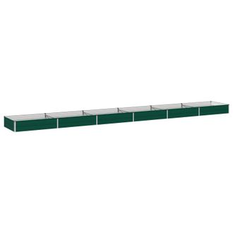 vidaXL Cama De Jard&iacute;n Elevada Verde 600 X 80 X 24 Cm Vidaxl