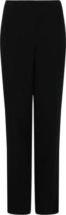 Ferragamo Womens Creased Bootcut Pants In Black