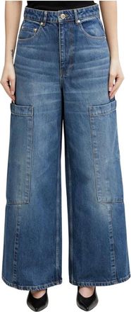Ganni Mujer, Vaqueros, Azul, Talla: W27 L33