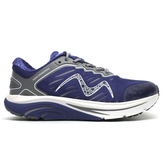 Mbt 2000 II Leather Textile Mens Low Top Trainers - UK 8 - US 9 Men - EU 42.5 - Navy - Size:UK 8