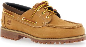 Timberland Mens Loafers Leather Beige
