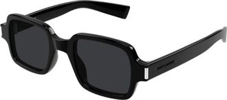 Saint Laurent Mens Black Square Sunglasses SL720 001
