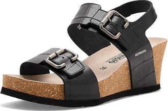 Mephisto Lissandra Womens Wedge Shoes Black Sonora : EU 41 (US Womens 11) B - Medium, Synthetic
