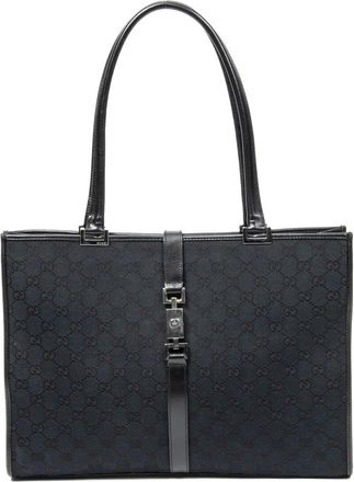 Gucci Borsa tote in jacquard - Nero