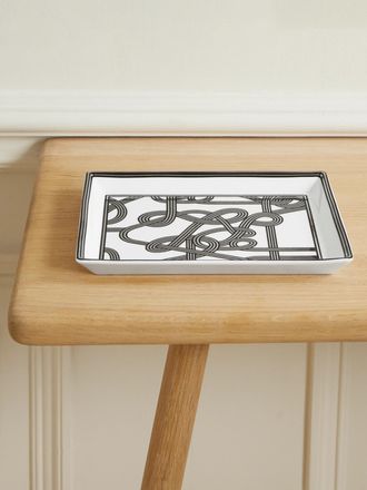 Ralph Lauren Home Berken Porcelain Tray - White