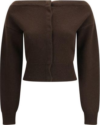 Tom Ford Brown Cashmere Womens Cardigan