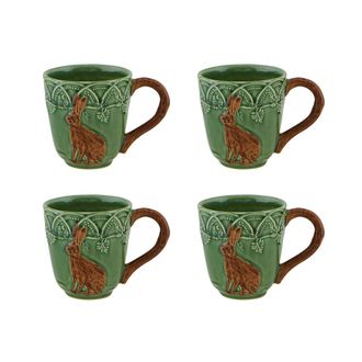 Bordallo Pinheiro Mug Hare - Set 4 - Woods