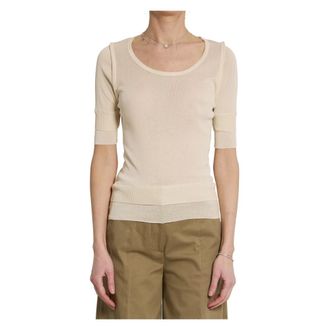 Christophe Lemaire Seamless Trompe Loeil Top - - Knitwear - Donna - Beige - M