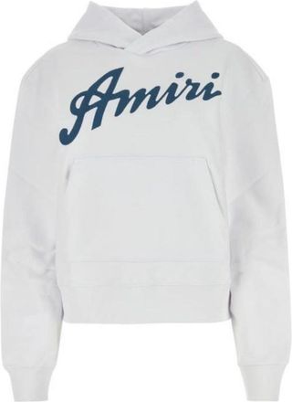 Amiri California Hawaiiaans ontwerp witte hoodie