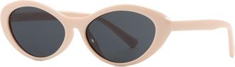 Generic Small Frame Mens Outdoor Driver Vacation Sunglasses(Beige)