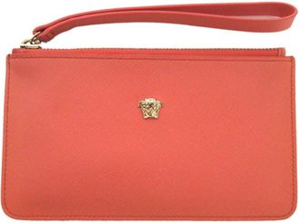 Versace Salmon Pink Pouch (Pre-Owned)
