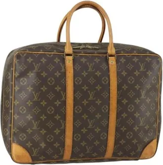 Louis Vuitton Pre-owned Weekend Bags, female, Brown, Size: ONE SIZE Pre-owned Vintage Canvas Weekend Bag