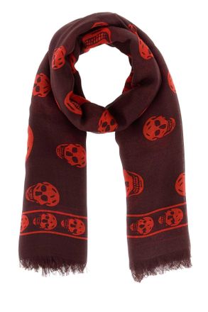 Alexander McQueen Alexander Mcqueen Printed Modal Blend Foulard