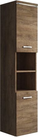 Badplaats Badplaats Mueble De Ba&ntilde;o Paso 35 X 35 X 160 Cm - Roble Marr&oacute;n
