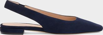 Stuart Weitzman Stassi Suede Slingback Flats