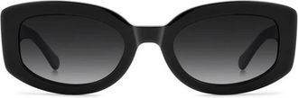 Kate Spade New York Ailey Rechthoekige Zonnebril - Dames - Zonnebrillen - Zwart - ONE Size - Accessoires