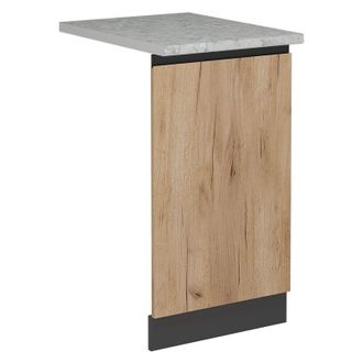 Vicco Panel Frontal Del Lavavajillas R-line, Roble Dorado, 45 Cm, Et M&aacute;rmol