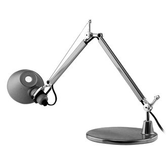 Artemide Tolomeo Micro Tischleuchte, alusilber