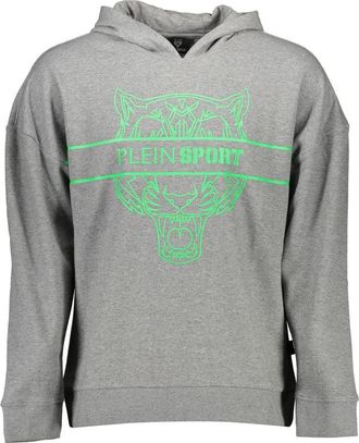 Plein Sport Grigio Cotton Men Mens Sweatshirt