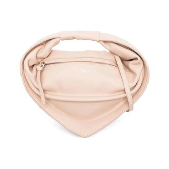Federico Cina Light Pink Top Handle Shoulder Bag