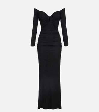 Elisabetta Franchi rode loperjurk