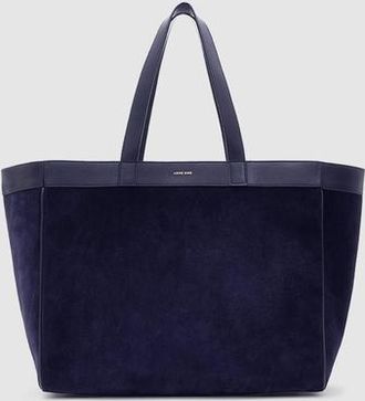 Anine Bing Rio Medium Tote in Navy Suede at Nordstrom