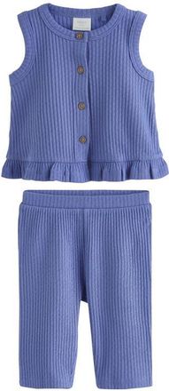 Next AOP Ribbed Vest & Pants Set in Blue at Nordstrom, Size 12-18M