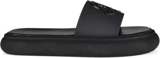 Moncler Slyder Slippers - Dames - Sandalen - Zwart - 37 EU - Schoenen