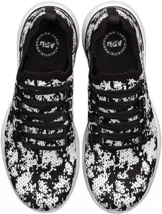 Athletic Propulsion Labs Mens Techloom Breeze Shoe In Black/white/camo