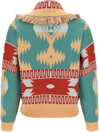 Alanui Womens Multicolor Wool Cardigan Clothing