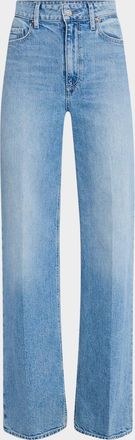 Paige Anessa High-Rise Wide-Leg Jeans
