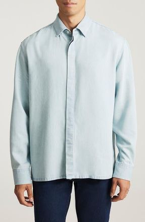 Mavi Button-Up Shirt in Indigo at Nordstrom, Size X-Large