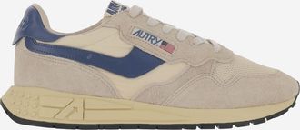 Autry Beige Reelwind Logo Sneakers