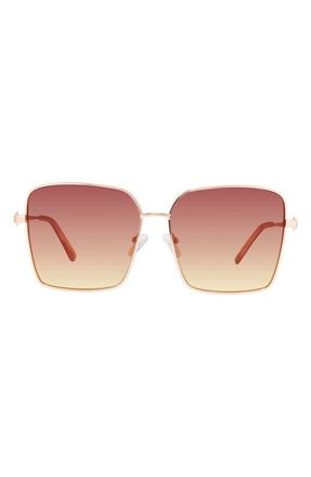 Kurt Geiger 61mm Sunglasses in Gold Copper/Plum Sf at Nordstrom