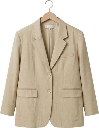 Circle Of Trust Sylvie Blazer - Dames - Blazers - Beige - S - Katoen - Jassen